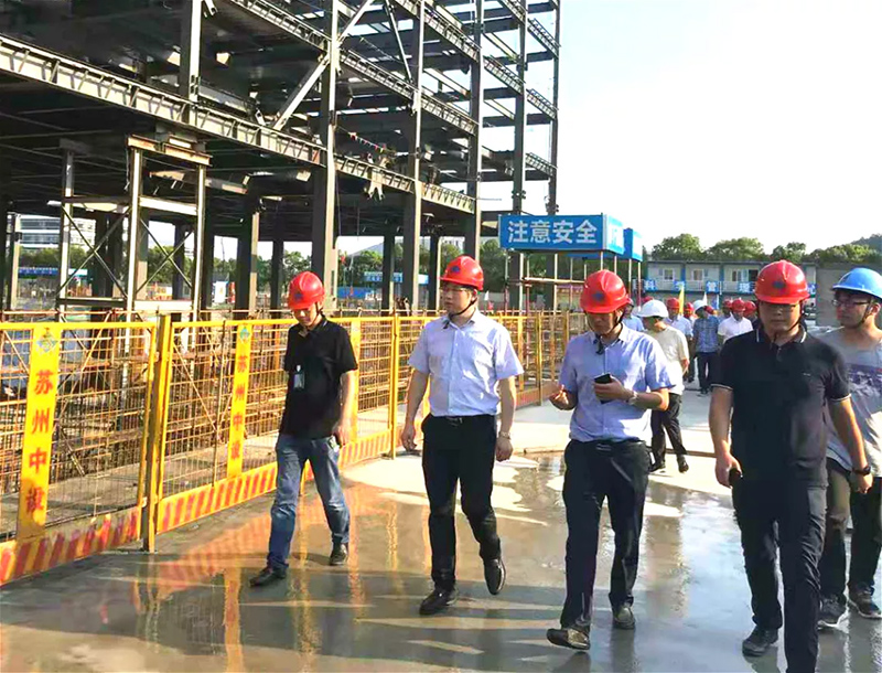 省第一安全生產巡查組蒞臨集團公司項目進行安全檢查 省第一安全生產巡查組蒞臨集團公司項目進行安全檢查