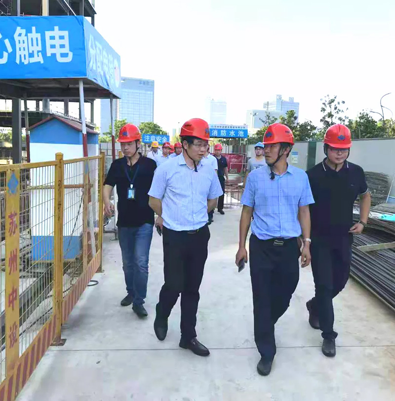 省第一安全生產巡查組蒞臨集團公司項目進行安全檢查 省第一安全生產巡查組蒞臨集團公司項目進行安全檢查